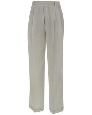Eleventy Pleated Dress Trousers - Grey