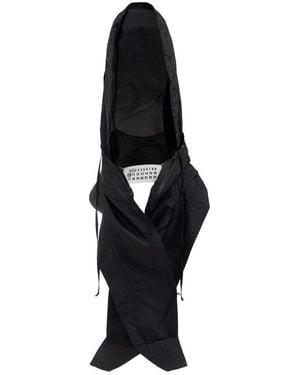 Maison Margiela Hooded Drawstring Hat - Black