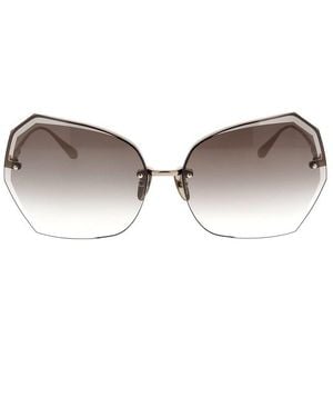 Linda Farrow Eyewear Cat-Eye Sunglasses - Black
