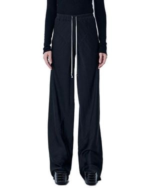 Rick Owens Bias Drawstring Trousers - Blue