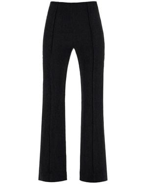 Ganni Flared Viscose Pants For - Blue