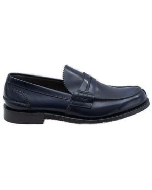 Church's Almond Toe Slip-On Loafers - Blue