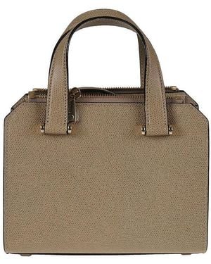 Valextra Top Handle Bag - Brown