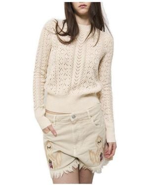 Isabel Marant Adonis Crewneck Jumper - Natural