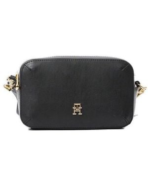Tommy Hilfiger Chic Th Monogram Camera Bag - Black