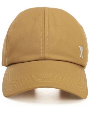 Ami Paris Ami De Coeur Cap - Natural