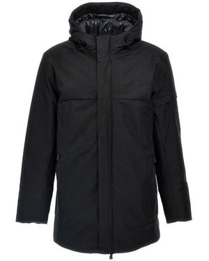 BOSS Drawstring Hooded Parka - Black