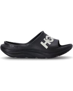 Hoka One One Ora Athletic Slides - Black