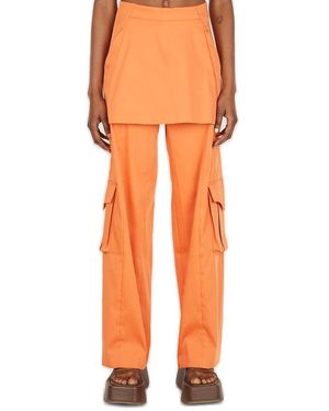 Kiko Kostadinov Tarthra Straight-Leg Trousers - Orange