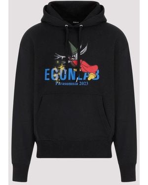 Egonlab Graphic Hoodie Jumper - Black