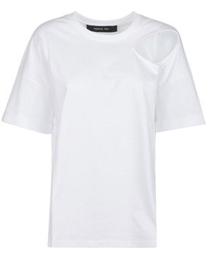 Tシャツ・カットソー FEDERICA TOSI Women Tunic Tops FTI22BL1220SE0015 WHITE Federica Tosi Shirt Woman Color White | ModeSens