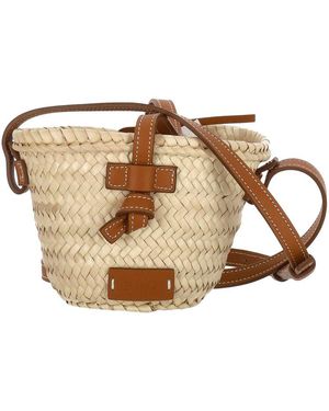 Catarzi Woven Mini Tote - Brown