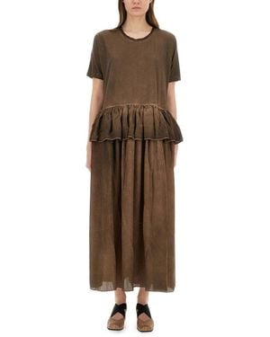 Uma Wang Dudi" Maxi Dress - Brown