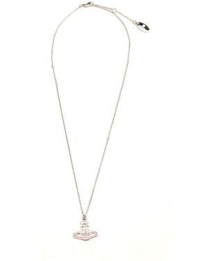 Vivienne Westwood Orb Embellished Necklace - White