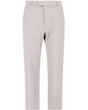 Represent Tailored Trousers With Medium Waist - Grey