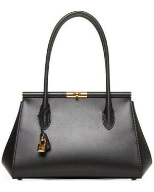 Dolce & Gabbana Marlene Turn-Lock Fastened Handbag - Black