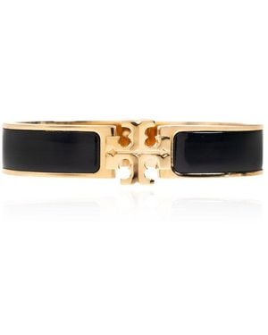 Tory Burch Bracelet With Logo - Black