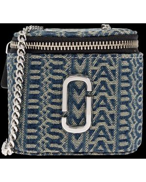 Marc Jacobs The Monogram Denim J Marc Mini Vanity Bag - Black