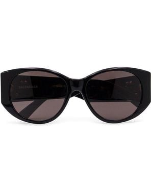 サングラス BALENCIAGA NANO ROUND SUNGLASSES Balenciaga Thick frame nano round sunglasses | The Fashion
