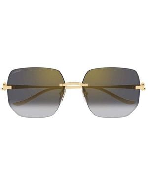 Cartier Butterfly Frame Sunglasses - Grey