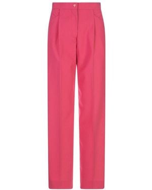 Palm Angels Miami Tailored Pants In Fuchsia - Pink