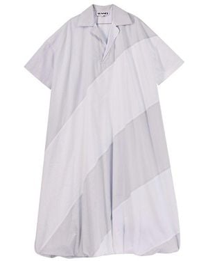 Sunnei Puffy Maxi Polo Dress - White