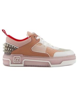 Christian Louboutin Astroloubi Albatre Lace-Up Trainers - Brown