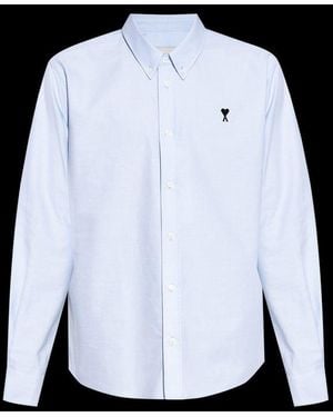 Ami Paris De Coeur Button Down Shirt - Black
