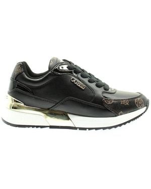 Guess Moxea 4G Peony Logo Running Shoes - Black