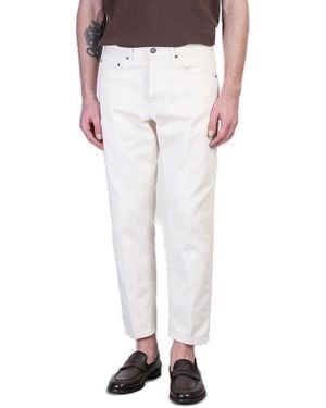 Lardini Carrot Fit 5-Pocket Jeans - White