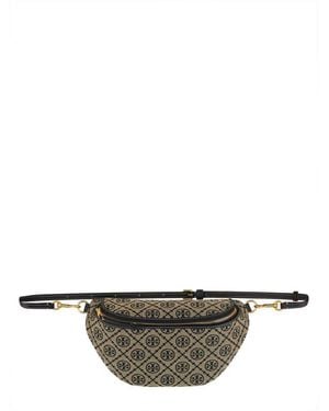 Tory Burch Monogram Belt Handbag - Grey