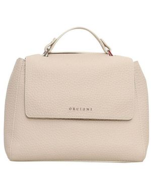 Orciani Sveva Soft Small Handbag - Natural