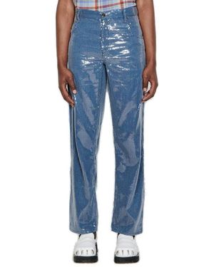 Charles Jeffrey Art Denim Jeans - Blue