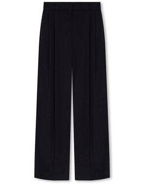 The Mannei Tailored Wide-Leg Pants - Black