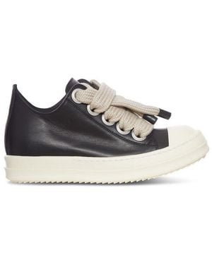 Rick Owens Jumbolace Low Trainers - Black