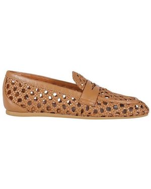 Stuart Weitzman Thea Loafers - Brown