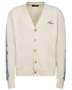 Amiri Sophisticated Cardigan For - Natural