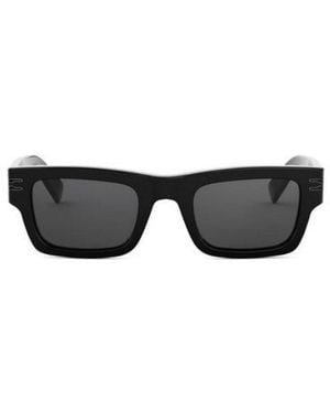 BVLGARI Rectangular Frame Sunglasses - Black