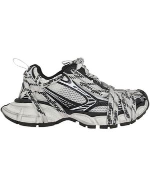 Balenciaga 3Xl Extreme Laces Logo Trainers - White