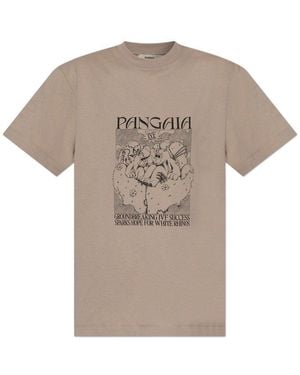 PANGAIA Logo Graphic T-Shirt - Natural