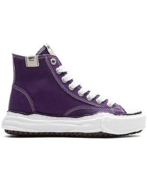 Maison Mihara Yasuhiro Peterson High-Top Sneakers - Purple