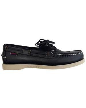 Sebago Docksides Portland Portland Lace-up Shoes - Black