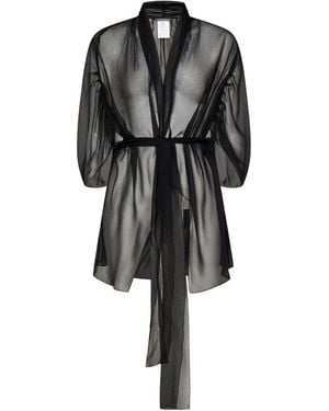 Alberta Ferretti Cape - Black