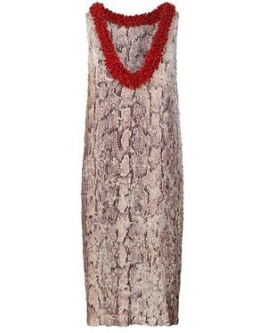 Dries Van Noten Debis Dress - Brown