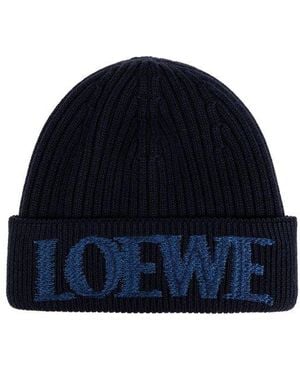 Loewe Wool Hat - Blue