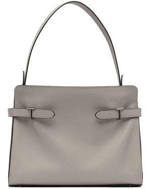 Le Tanneur Structured Tote - Grey