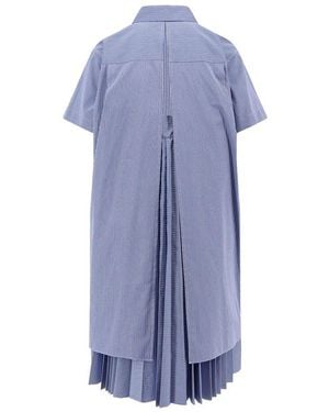 ワンピース sacai SS25 Chemisier dress SACAI SPRING/SUMMER 2025 COLLECTION: HYBRID FASHION