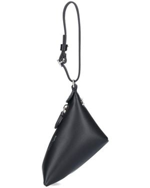 Courreges One Nano Zipped Wallet - Black