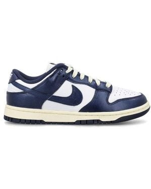Nike Dunk Low-Top Sneakers - Blue