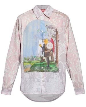 DIESEL Shirt 'S-Simply-A-Ajfw' - White